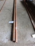 Pair of Copper Tubes / Pipes -- 10' X 1.5
