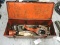 RIDGID Pipe Vise and Various Threading Dies in Steel Case - See Photo