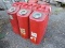 Lot of 3 'Jerry Cans' / Metal Fuel Cans
