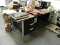 Mid-Century Metal Desk, Credenza and Chair / Desk is: 75