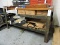Welded Steel Work Bench, with Wooden Top and Doors (Home Made)