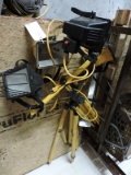 A Pair of Dual Worklights on Tripod Working Condition Unknown