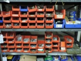 2 Shelves of a Wide Variety of Hardware in Organizers