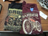 Pair of T-Shirts from the BARBER MOTORCYCLE MUSEUM / Both Size Large