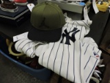 Large Childs NY YANKEES Jersey and Three Hats