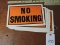 Lot of 5 - Card Board NO SMOKING Signs / Vintage New Old-Stock / 10