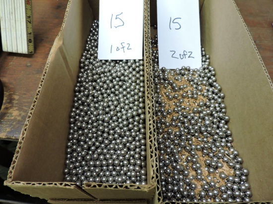 Two Large Lot of 1/4" Ball Bearings