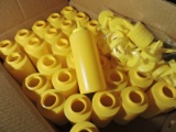 Large Lot of Apprx. 30 MUSTARD SQUEEZE BOTTLE CONTAINERS - New with Lids
