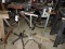 Lot of 3 Various Adjustable-Height Rolling Welding/Pipe Stands