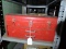 Vintage Red 2-Drawer Tool Box - empty / 20