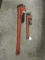 Pair of RIDGID Pipe Wrenches - 18