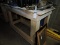 Rolling Wooden Work Table / Apprx 49