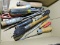 Vintage Wooden Tool Handles and Various Hand Tools