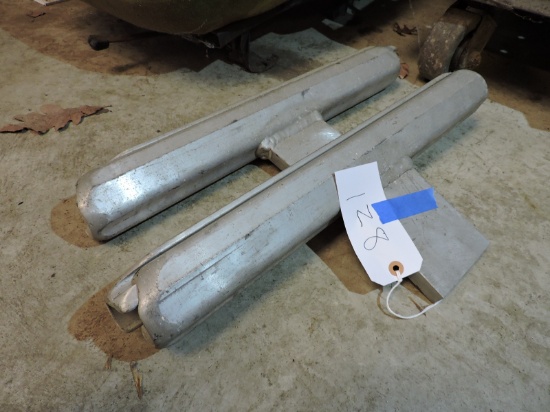 Pair of Aluminum Custom Made Fishing Pole Holders