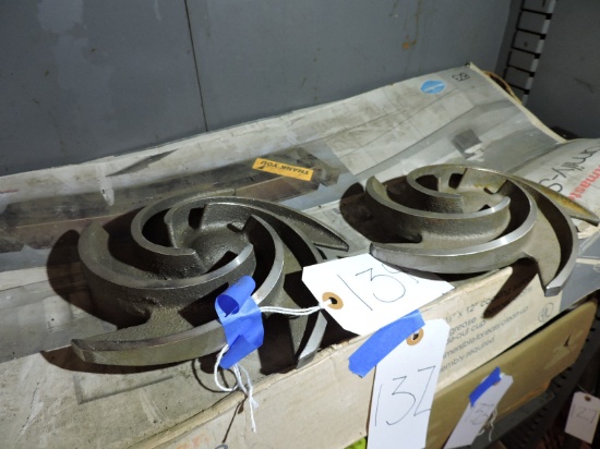 Pair of Machinist Blades - type unknown / Apprx 8.5" Across