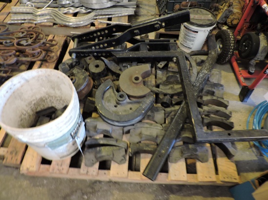 Hitch-Mount Pipe Bender with Many Accessories