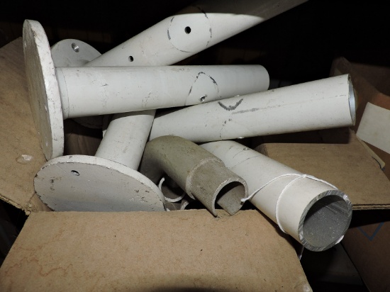 Unfinished Flying Bridge Bases and Pole Holders -- see photos