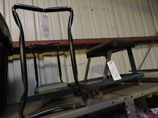 Pair of Mechanics Rolling Stools