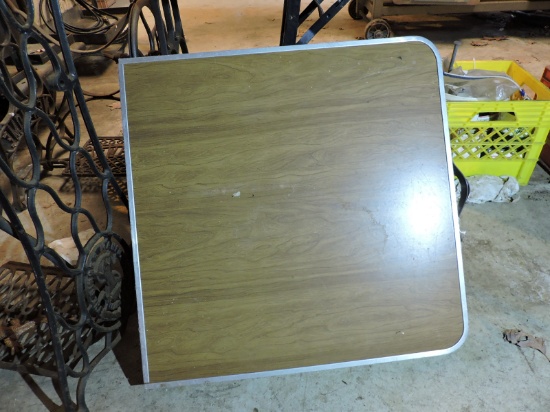 Vintage Folding Camp Table - Opens to 48" X 24"