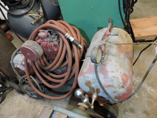 Large Custom-Built Industrial Air Pump on Rolling Cart -- See Photos