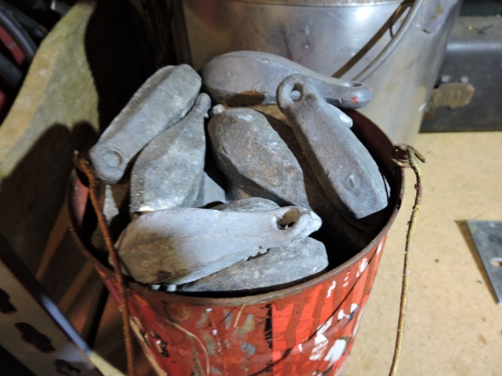 Boating Items: Steering Wheel, Plastic Fuel Tank, etc….