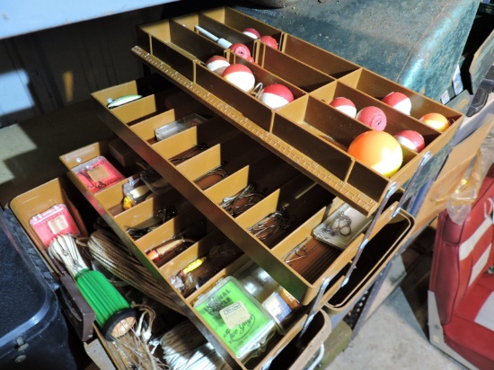 Fenwick 1060 Tackle Box - Filled with Bobbers