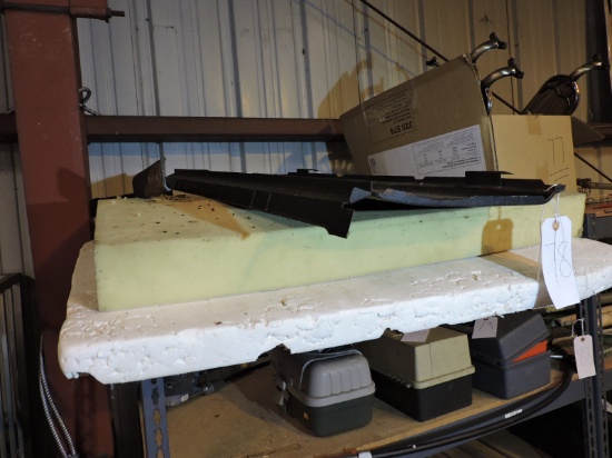 Vintage Car Rear Seat (bottom only - no back) and Seat Foam