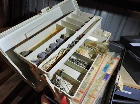 Tackle Box - Filled with Weights, Lures, and more