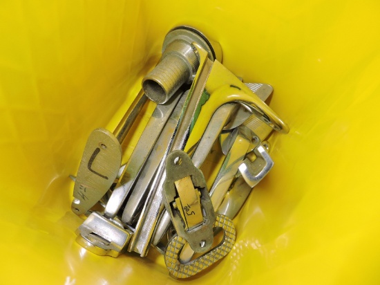 Lot of Various Vintage Chrome Boating Accessories