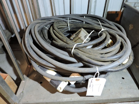 Lot of Heavy Duty (220?) Extension Cords and a Corded Controller