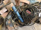 Pallet of Various: Electric Motors, Bench-Mount Belt Sander, Safety Switches