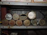 Ten Cans of Welding Rods - Various - see photo