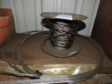 Partial Spool of 3/16's Steel Cable