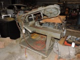 Commercial Metal Band Saw on Rolling Cart / Appears to be 110V