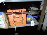 Orange Tool Box with Welding Accessories - plus canister