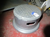 Custom Welded Step Stool - Made from a Diamond Plate Steel Hatchway