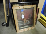 Various Picture Frames and Harley Davidson Girl Picture