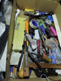 Junk Drawer - Folding Ruler, Various Gauges, Tools, Thread Lock