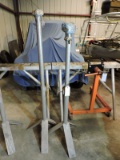 Pair of Adjustable Height Welding Stands / Apprx 6' Tall