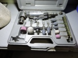 Ingersol Rand Minature Pneumatic Grinding & Buffing Set - with Case