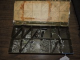 Steel Organizer with Vintage Electrical Connectors