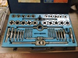 Vintage TUNGSTEN Steel TAP & DIE Set - in case / mostly complete