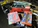 Extended HEX Wrenches, U-Bolt Set and a Vintage Tire Repair Kit with Metal Box