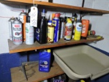 Cleaners, Chemicals, Litter Box (looks new)