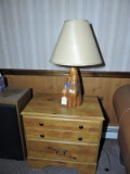 Lamp and Wood Side Table / 25