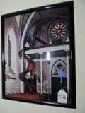 Framed Church Photo - Spiral Staircase / Apprx 21