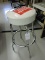 White Bar Stool - Branded with Company Name