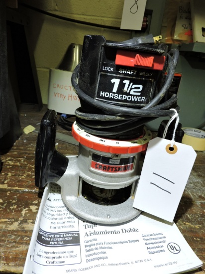 CRAFTSMAN 1.5HP Router - Model: 315.17491 -- corded