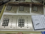 5 New Double Gang Plate with Key Pad / 7 LED Holes and Speaker Hole