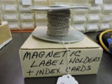 Magnetic Label Holders and Nickel-Plated Steel Chain